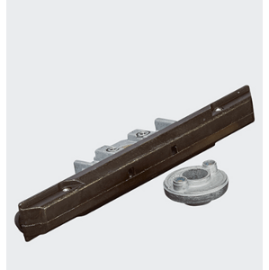 Schüco Ozubené kolo komory 23 mm Stříbro / černá, použitelné vlevo a vpravo DIN, Royal