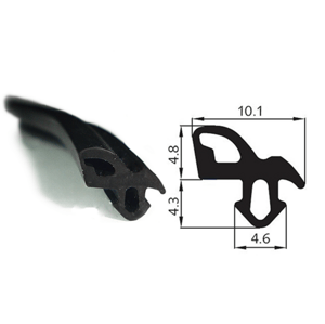 Těsnění pro profil Aluplast TS1560, rámové, černé