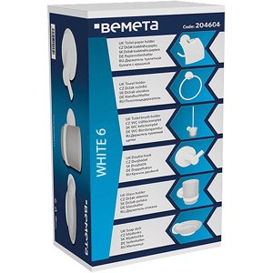 Bemeta Design SET WHITE, 6 ks - 204604