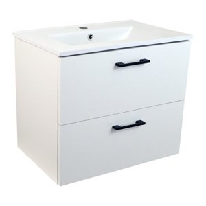 BPS-koupelny Koupelnová skříňka s keramickým umyvadlem Agria NEW 60 - bílá