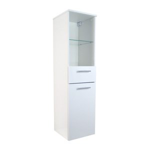 BPS-koupelny Doplňková koupelnová skříňka vysoká Aida V 35 bílá