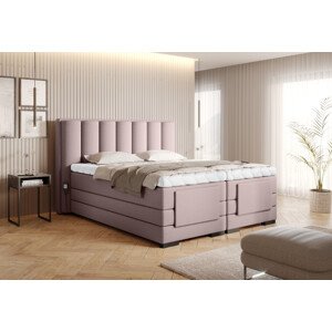 Eltap Čalouněná postel Veros Materiál a barva potahu: Gojo 101 - růžová, Rozměr: 140x200