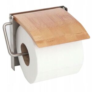 Držák na toaletní papír REA 390227 BAMBUS nerez/bambus