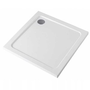 BPS-koupelny Čtvercová akrylátová sprchová vanička HYD-SSV-ST02B 90x90 bílá