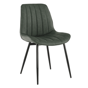 Kondela Židle, zelená / černá, Hazal