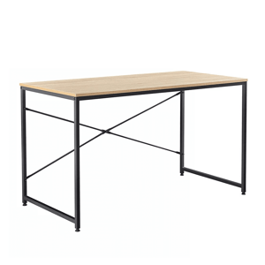 Kondela Psací stůl dub / černá, 120x60 cm, MELLORA