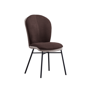Kondela Jídelní židle, hnědá/béžová, KIMEA