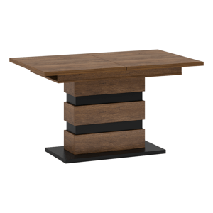 Kondela Rozkládací jídelní stůl, dub bolzano / černá, 140-180x86 cm, DELIS S