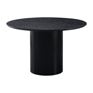 Kondela Jídelní stůl, černá, průměr 120 cm, MAHIR TYP 2