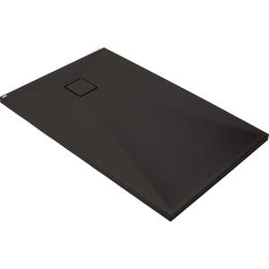 Deante Obdélníková sprchová vanička Correo 90x70 cm, granit, černá - KQR N71B