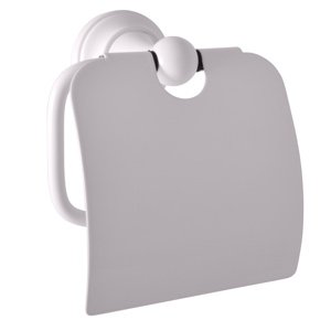 Slezák - RAV Držák toaletního papíru s krytem bílý Koupelnový doplněk MORAVA RETRO MKA0400B Barva: Bílá, kód produktu: MKA0400B