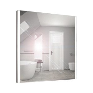 BPS-koupelny Zrcadlo závěsné s LED osvětlením po bocích Nikoletta LED 2 Typ: bezdotykový vypínač, kód produktu: Nikoletta LED 2/60, rozměry: 60x65 cm