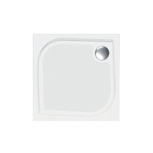 A-Interiéry Sprchová vanička z litého mramoru - čtverec Noris SQ 90 (90x90x3 cm)