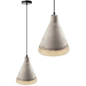 Toolight Cementová závěsná stropní lampa Loft APP494-1CP