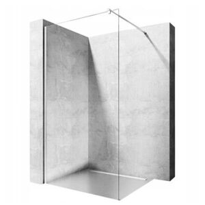 Bezrámová sprchová zástěna REA FLEXI 120 cm, chrom