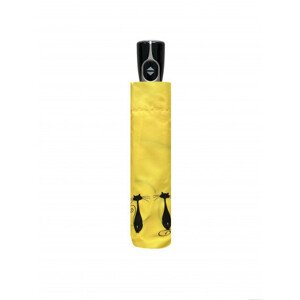 Doppler Fiber Magic Best Friends yellow  - dámský plně automatický deštník