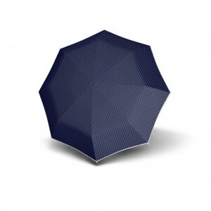 Doppler Fiber Havanna Leonora - dámský skládací deštník, modrá, geometrický / abstraktní