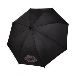 Doppler Long Flex AC Kiss black UV Protection - dámský holový vystřelovací deštník