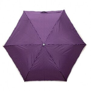 Doppler Havanna Dots - dámský skládací deštník, fialová, puntík