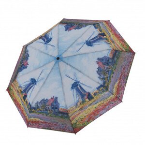 Doppler Magic Mini Monet "Větrné mlýny" - dámský plně automatický deštník