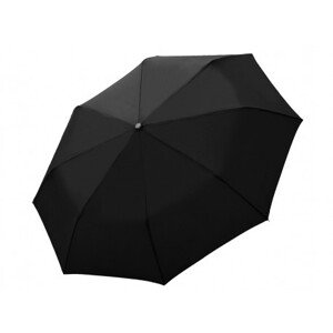 Doppler Carbonsteel Magic - dámský/pánský plně automatický deštník, černá, plná barva