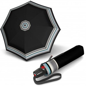 Knirps KNIRPS T.200 GRACE BLACK - elegantní dámský plně automatický deštník