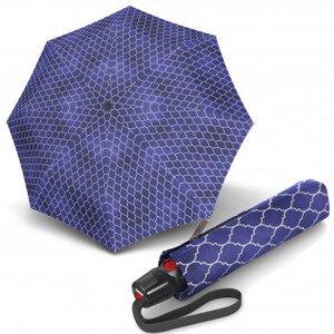 Knirps KNIRPS T.200 REGENERATE BLUE - elegantní dámský plně automatický deštník