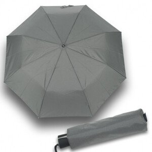 Doppler Mini Fiber Uni - dámský šedý skládací deštník