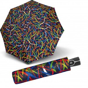 Doppler Fiber Magic - Expression - dámský plně automatický deštník, černá se vzorem