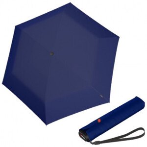 Lehký dámský skládací plochý deštník - Knirps US.050 NAVY