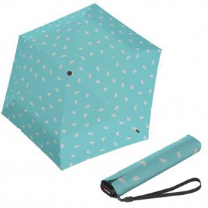 Knirps KNIRPS US.050 UMBRELLA AQUA - lehký dámský skládací plochý deštník