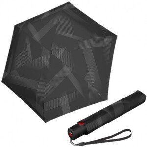 Knirps KNIRPS U.200 VISION BLACK - elegantní dámský plně automatický deštník