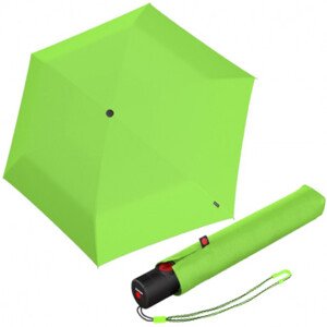 Elegantní dámský plně automatický deštník - Knirps U.200 NEON GREEN