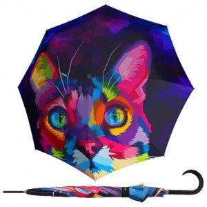 Doppler Modern Art KITTEN - holový vystřelovací deštník