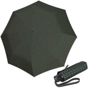 Knirps KNIRPS T.010 2CROSS GREEN - ultralehký skládací deštník