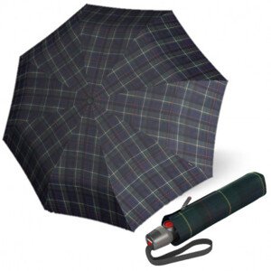 Knirps KNIRPS T.200 CHECK HUNTER - elegantní dámský plně automatický deštník