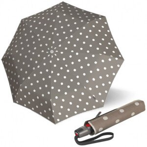 Elegantní dámský plně automatický deštník - Knirps T.200 DOT ART TAUPE
