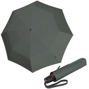Knirps KNIRPS T.200 2CROSS STONE - elegantní dámský plně automatický deštník