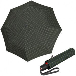 Elegantní dámský plně automatický deštník - Knirps T.200 2CROSS GREEN