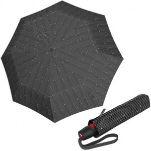 Knirps KNIRPS T.200 2FOLD BLACK - elegantní dámský plně automatický deštník