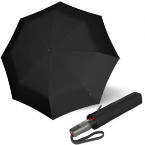 Knirps KNIRPS T.400 BLACK - elegantní pánský plně automatický deštník