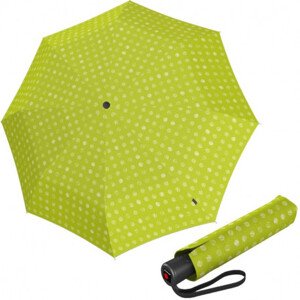 Elegantní dámský plnoautomatický deštník - Knirps A.200 MEDIUM PINTA LIME