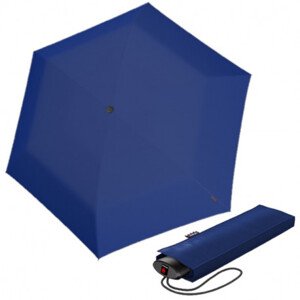 Knirps KNIRPS AS.050 SLIM SMALL BLUE - lehký dámský skládací plochý deštník
