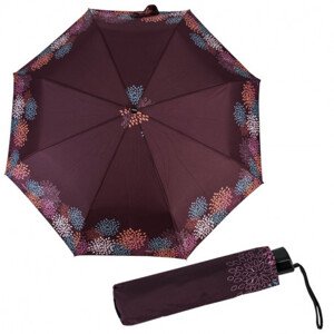 Doppler Fiber Mini Style - purple fior  - dámský skládací deštník