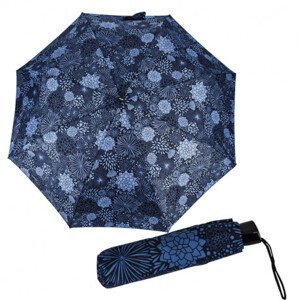 Doppler Fiber Mini Style - turquoise flower  - dámský skládací deštník