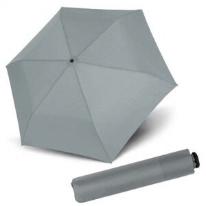 Doppler Zero 99 - dětský/dámský skládací deštník, šedá, plná barva