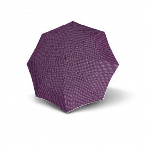 Doppler Fiber Mini Graphics - dámský skládací deštník, fialová, puntík
