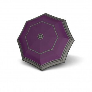 Doppler Fiber Mini Graphics - dámský skládací deštník, fialová, geometrický / abstraktní