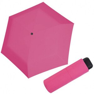 Derby Micro Slim - dámský/dětský skládací deštník, růžová, plná barva