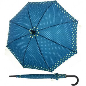 Derby Hit Long Automatic Twinkle - holový vystřelovací deštník, modrá